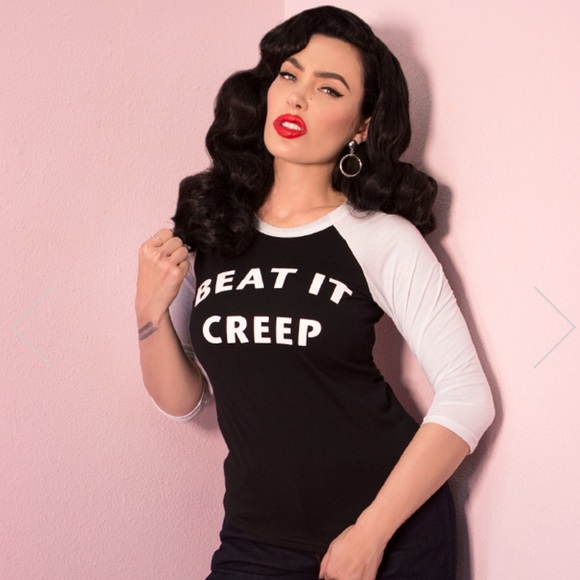 Vixen by Micheline Pitt Tops - “Beat It Creep” Shirt Vixen by Micheline Pitt XS/S